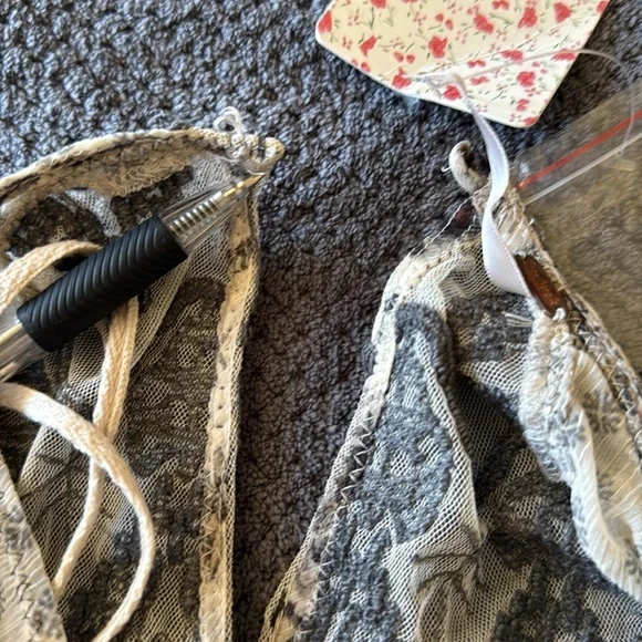 Free People Black and White Floral Dress - Picture 5 of 9